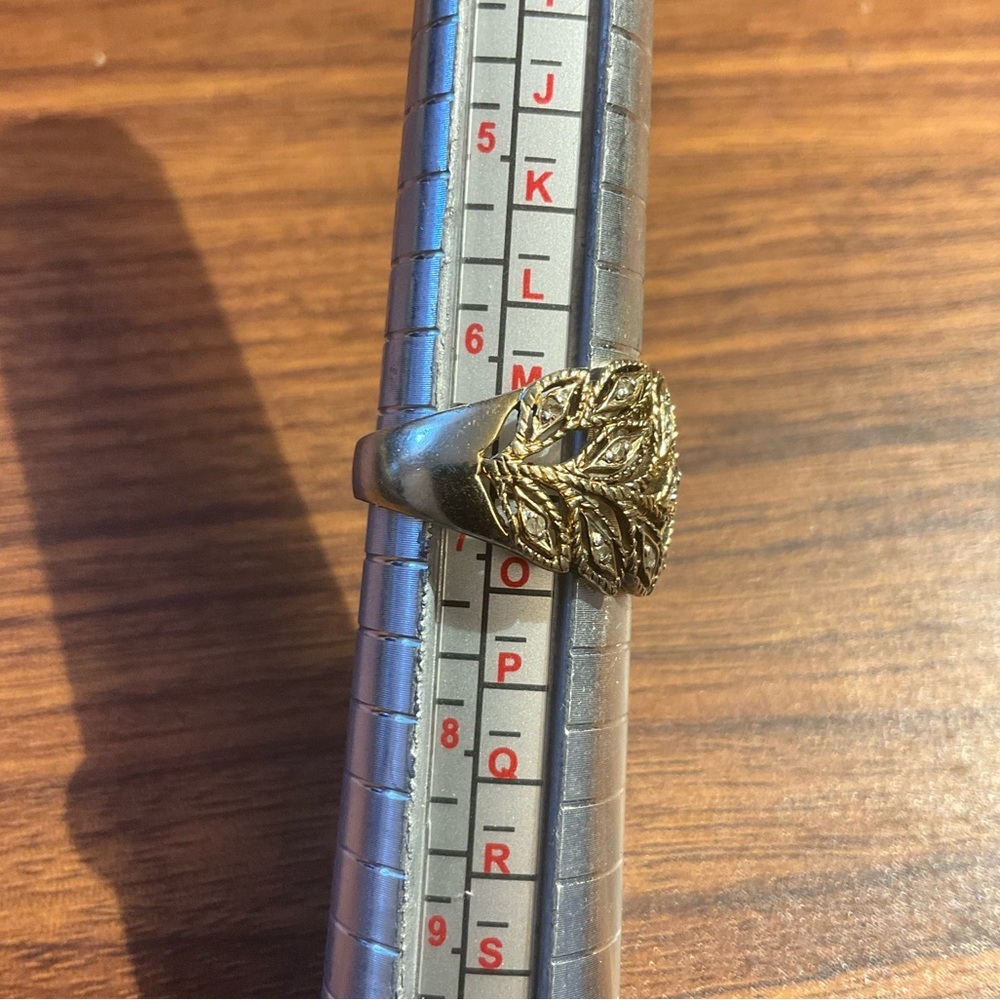 Vintage Vine Sterling Silver Leaf Ring - Picture 9 of 9